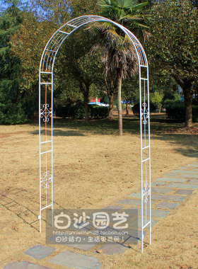 宽1.18米拱门花架铁r艺园艺花架铁线莲爬藤架出口古典江浙沪包邮