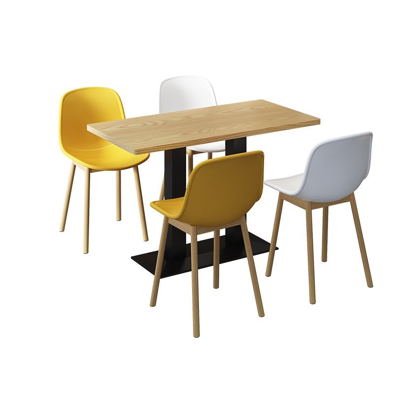 商用食堂餐桌椅学校公司员工餐厅奶茶小I吃店洽谈休息区美食城桌,住宅家具,板木餐桌,淘宝优惠券,粉丝福利购,淘宝优惠卷