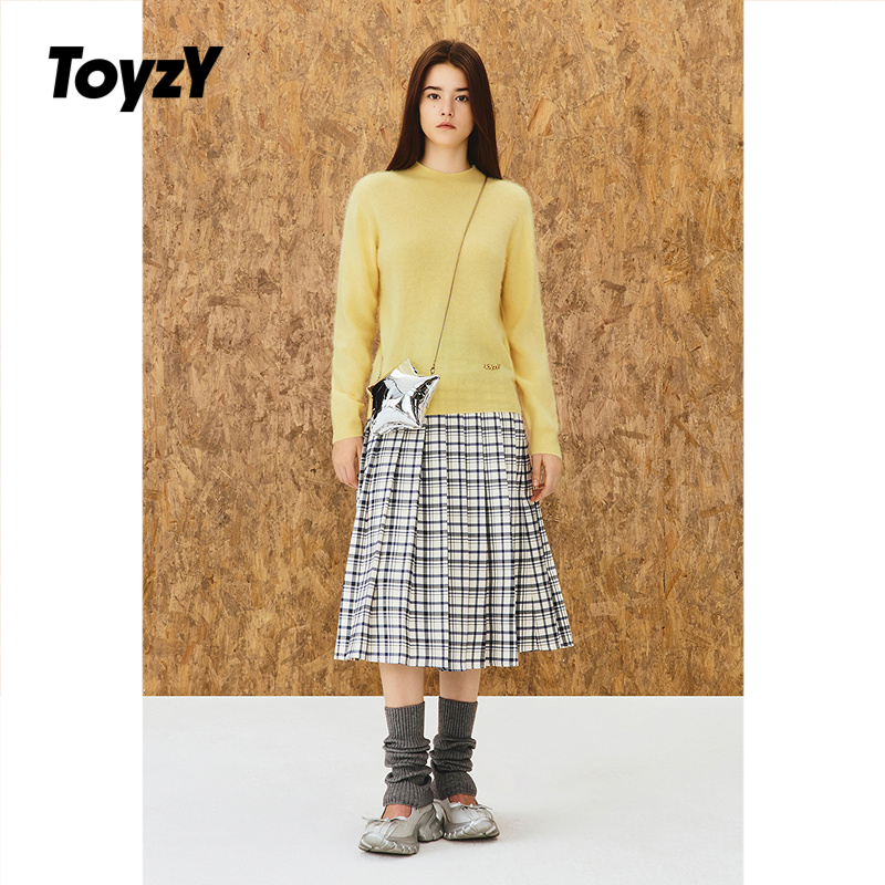 ToyzY 多色可选 | 羊毛羊绒毛衣女慵懒宽松2025冬新款ZC35506510