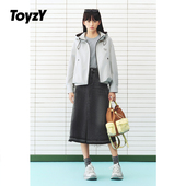 ToyzY2026春季 新款 撞色连帽户外外套女上衣ZC36110650