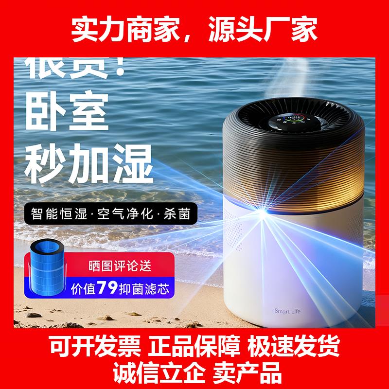 新款加湿器家用静音卧室2025鼻炎无雾空气净化客厅孕妇婴儿蒸发式