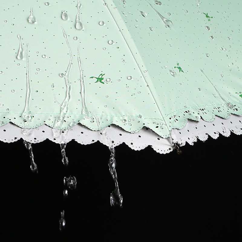 现货速发蕾丝花边全自动晴雨两用雨伞遮伞防晒挡紫外线uv公主风小