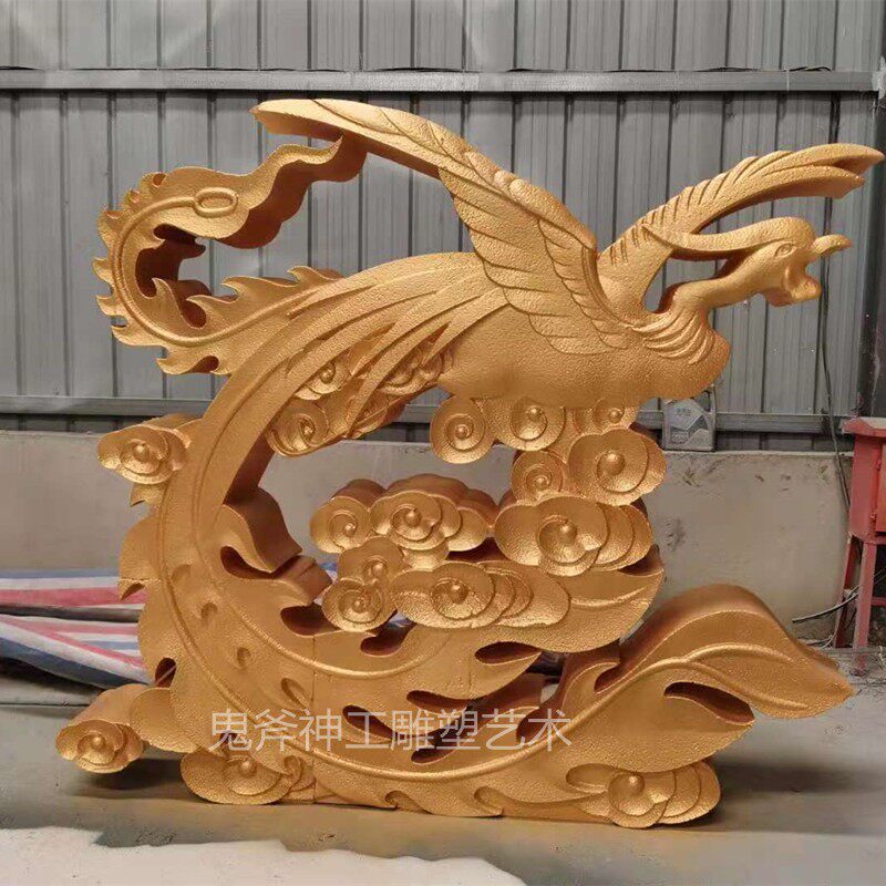 现货速发婚庆泡雕欧式雕花城堡拱门中式主题龙凤舞台道具美陈泡沫