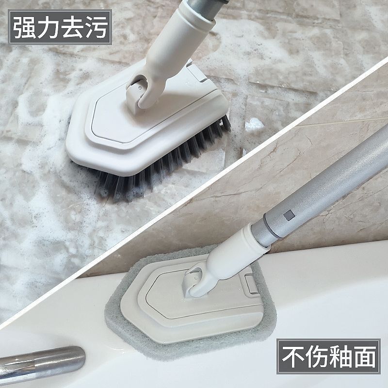 现货速发浴室浴缸刷地板大刷子家用清洁硬毛长柄洗厕所卫生间瓷赵