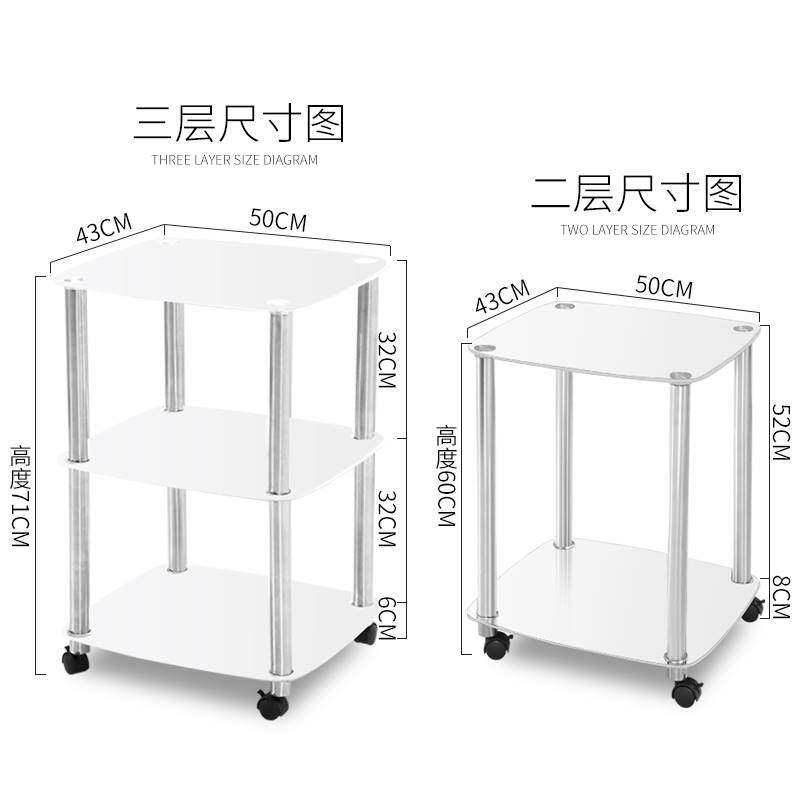 现货速发小气泡仪器推车院仪器架子移动小推车仪器多功能置物架
