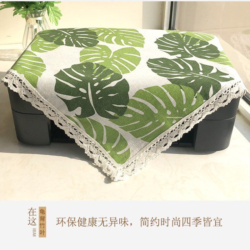 现货速发防尘罩电脑布桌防尘盖布时尚小方巾风遮光i