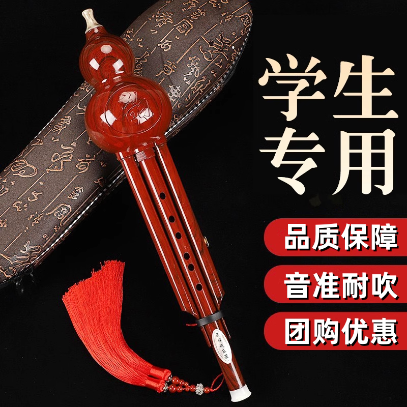 葫芦丝儿童初学者用c调/降b调小学生专用七孔音准胡芦丝乐器b调