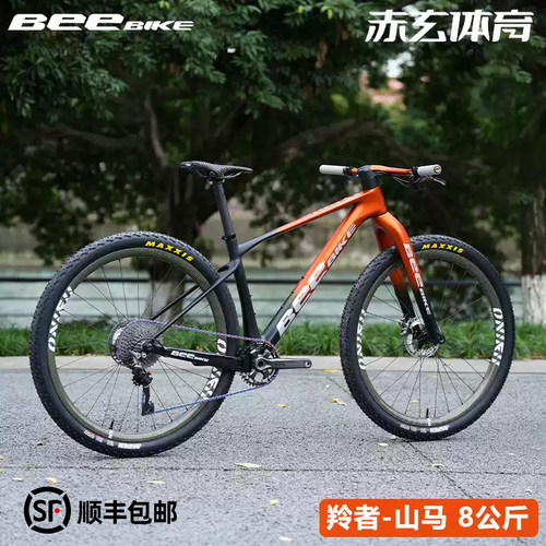 定制组装碳纤维山地自行车整车