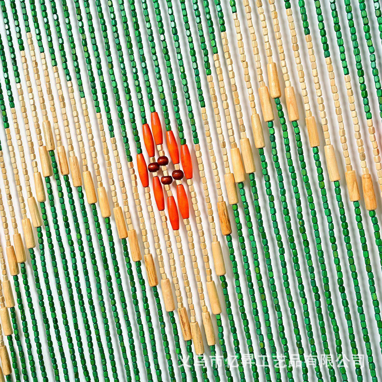 海浪梅花关竹木餐门客厅厨房厅玄卫无品牌/生帘间厕所木珠门帘竹