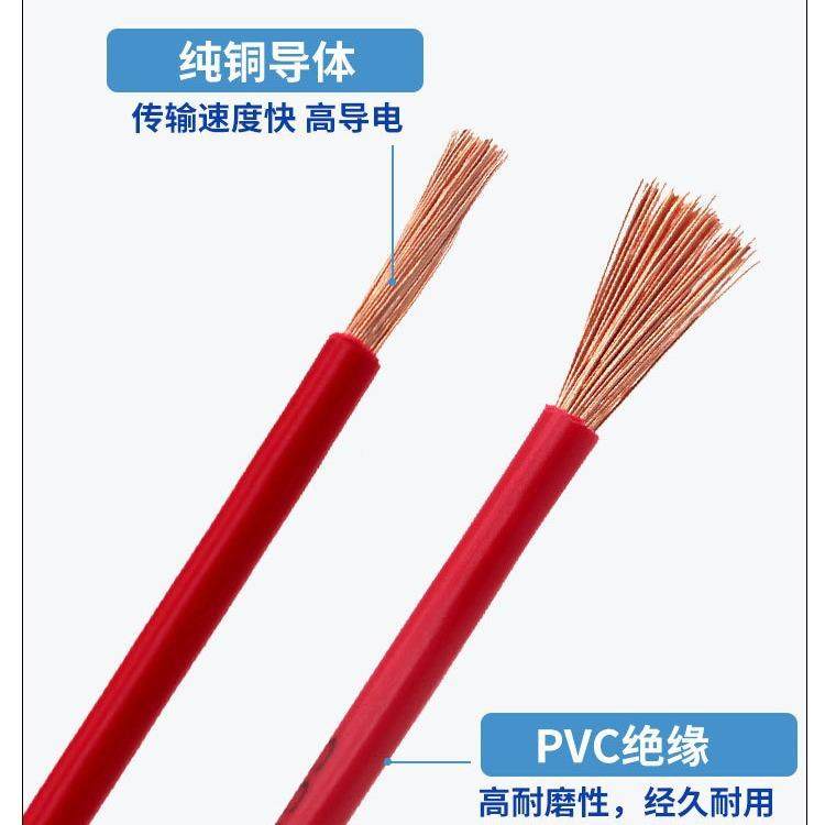 顺佳V铜芯9ECJ子线单芯绝缘电线（RV-0R)2.5mm国标3C电认证电子线