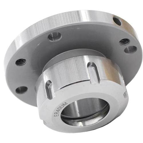 ER32/400夹头座E-D10-D8LNQ0-法兰盘R卡盘座磨砂孔七夹头座