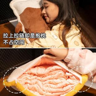 夏季抱F986M97T枕被子两用办毯子二合一睡车载靠枕公汽室车午枕头