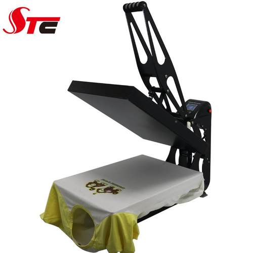 TC手动可套成衣高CUW压烫机服装印机热画转S印机花压烫机烫画机