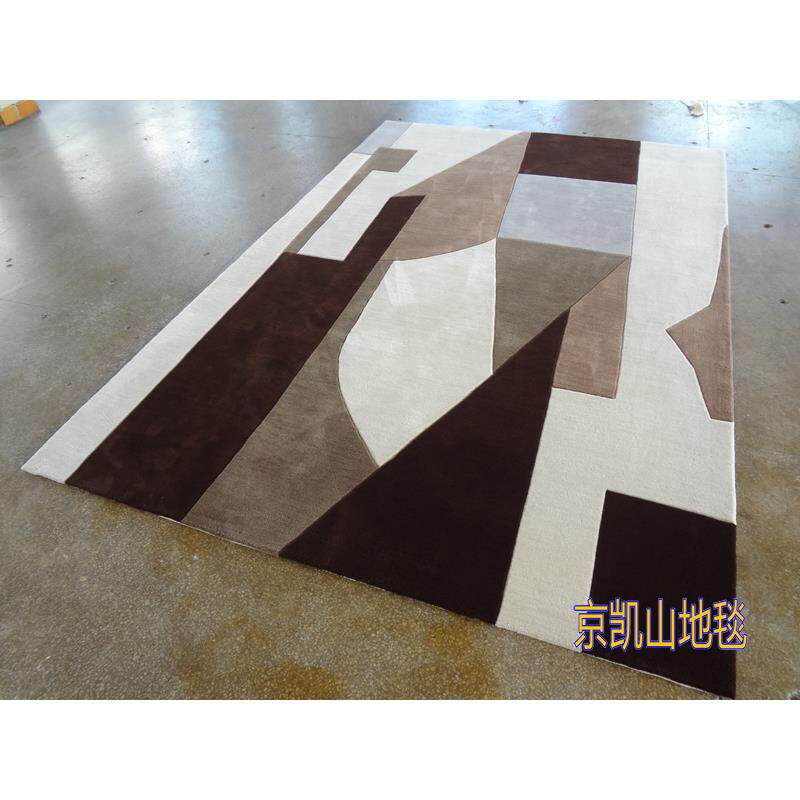 现代格简约灰色长方形几何子中室式710客厅茶沙发几地毯大厅接待