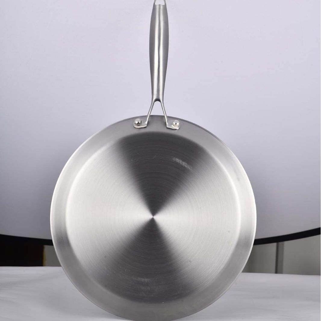 供3EEX0不锈钢披萨窝盘蜂无涂层不粘盘无油4烟直煎盘