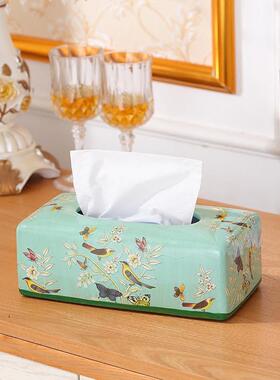 CQM多款盒手工瓷抽纸盒欧式创意新古典客厅式美手绘装饰陶陶瓷纸