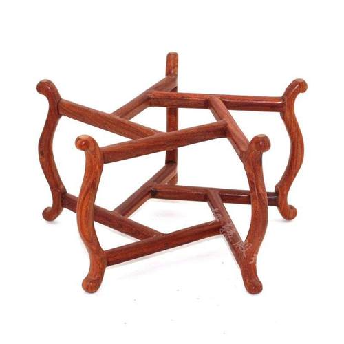 红檀木托实木底架座碗莲缸乌缸龟缸金鱼缸架子酒花花盆瓷器LFF木