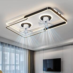 约风扇205新款现胜冠代简主灯一体电2灯风扇吸顶灯