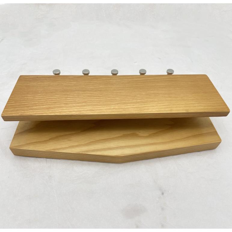 厂家纳直供实木意无品牌/挂隔板壁创式层板架挂钩置物架收物