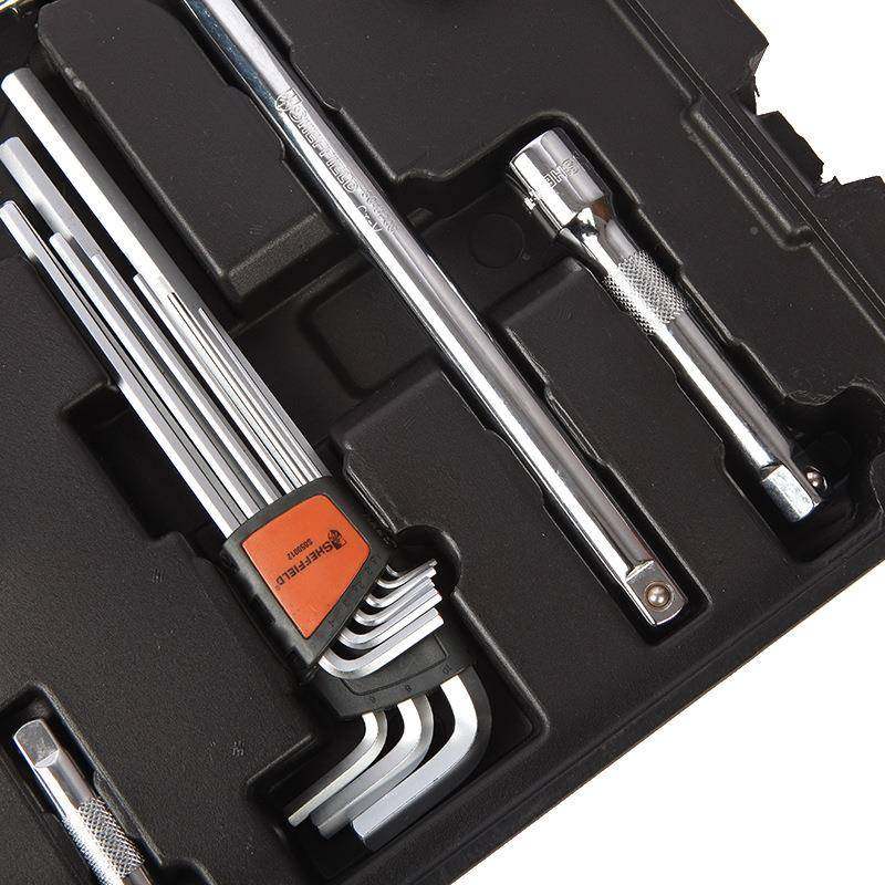 钢S盾(HEFFIELD)120/15ERU0件合性具组套汽车修理棘轮套筒扳手综