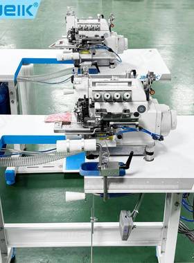 车小嘴拷边同锁边车业PIL拉腰上园领包缝机四线缝车步拉腰车工缝