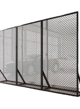 架铁丝网展示菱架网立式网格铁屏风隔断落地饰品4S店活动会SIK展