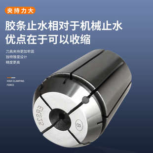 止水ER夹头ER16ER20ER25 内出水夹头中心出水筒夹ERS R32ER40