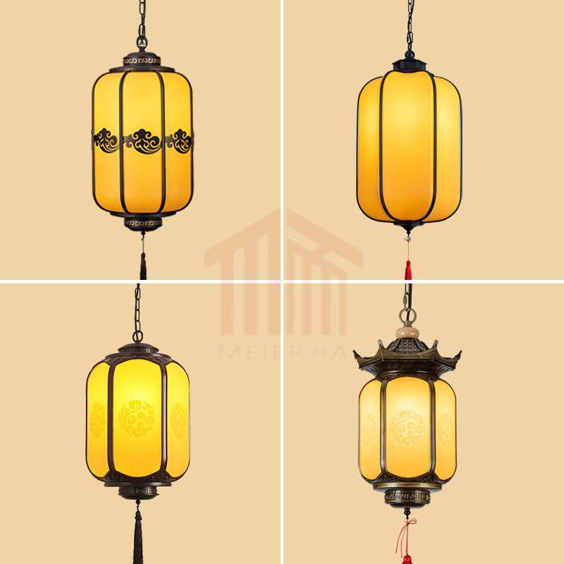 新中式户外防水吊灯彷古庭院凉亭过道长廊架别墅屋簷宫廷室外灯笼,家装灯饰光源,户外吊灯,淘宝优惠券,粉丝福利购,淘宝优惠卷