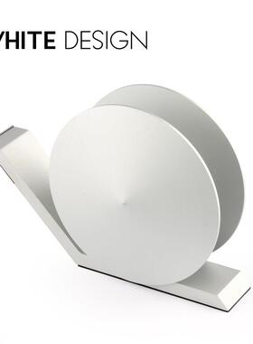 White Design创意金属铝合金胶带切割器胶带座桌面胶带架高端摆件