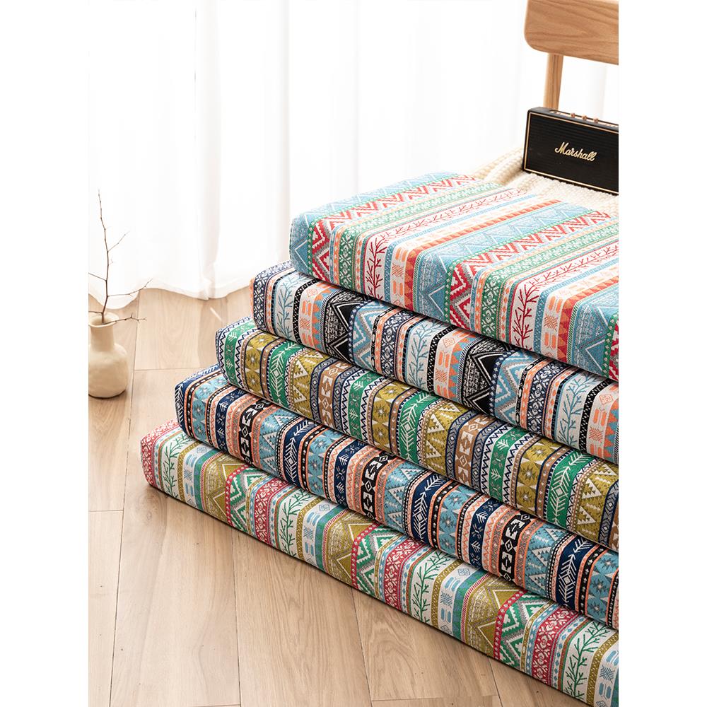 民族风格提花沙发海绵垫床垫硬高密度50D定制坐垫海绵块定制凸窗