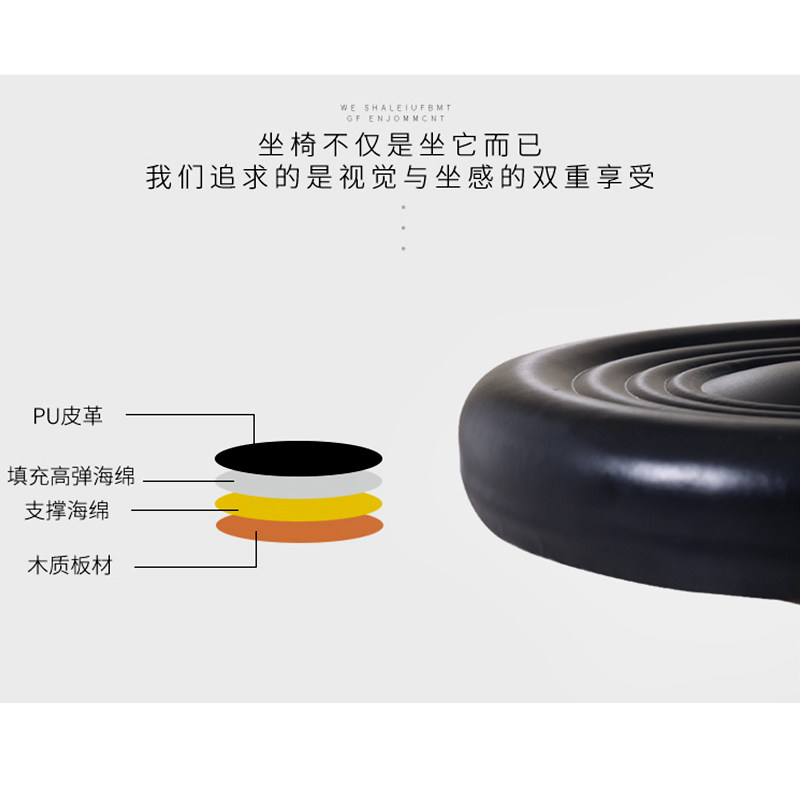现货速发转椅吧凳凳面圆椅面软包吧台升降椅配件凳子面板单卖酒吧