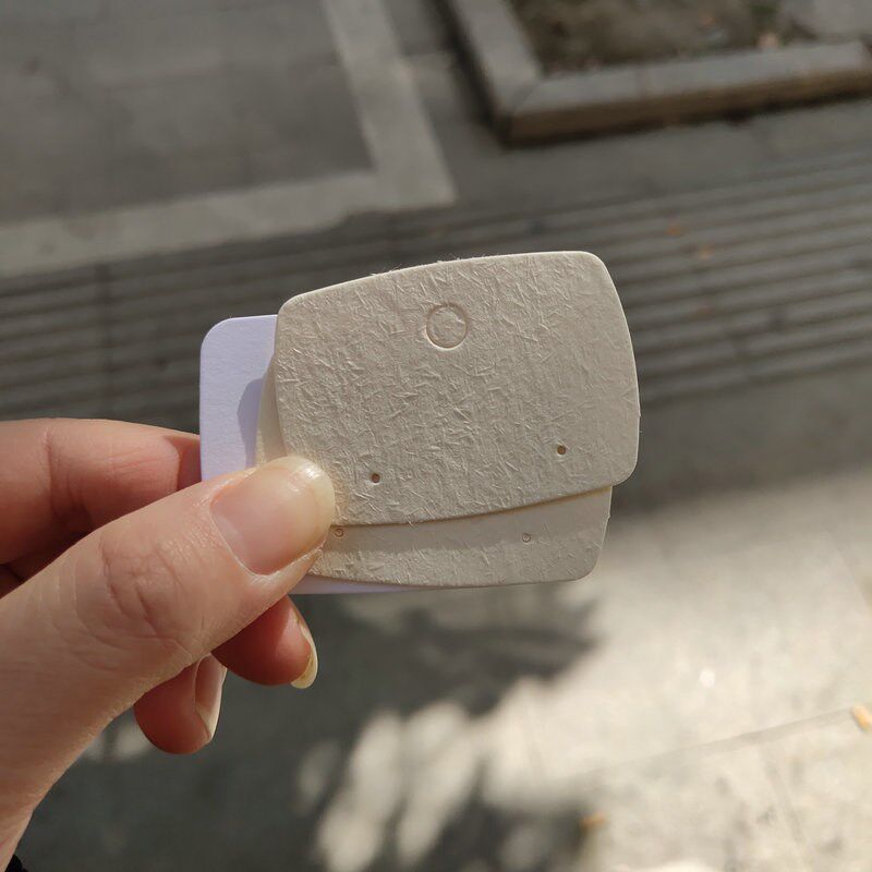 速发香草纸空白耳环卡片耳钉耳环耳夹发夹项链饰品卡纸首饰卡