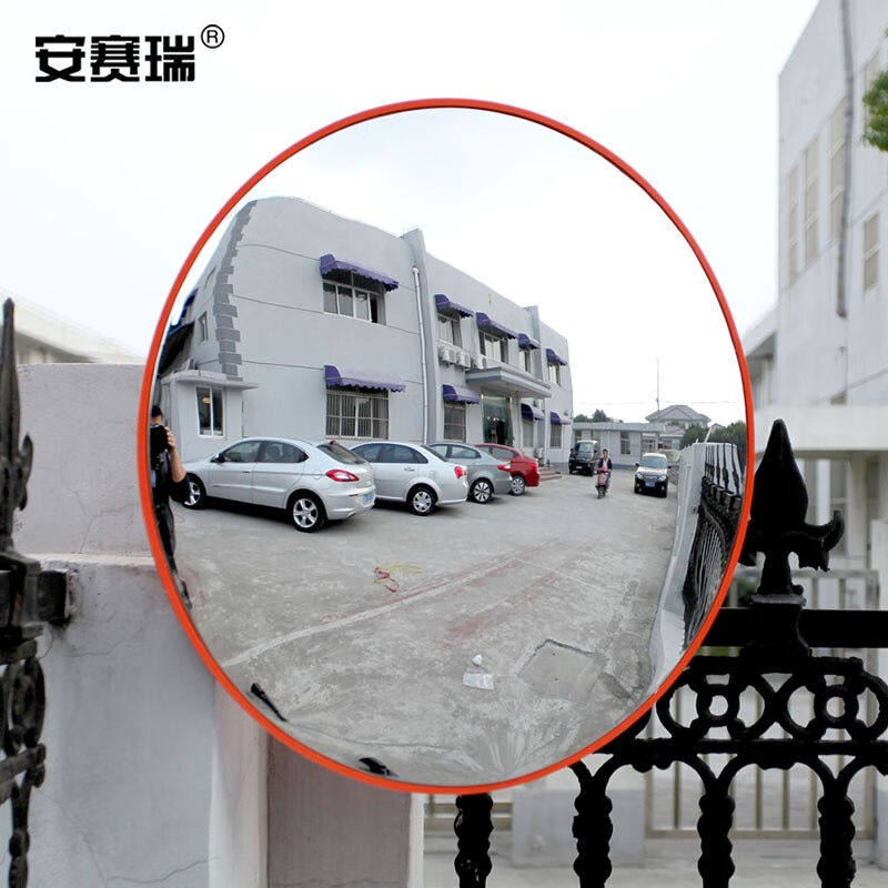 现货速发新款室内广角镜交通弯道转角凸面镜φ45cm车库防撞凸面镜