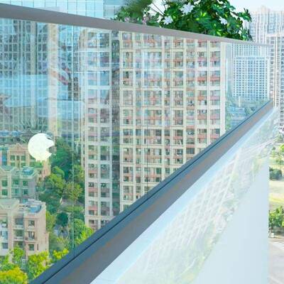 升级卡T形斜撑铝合明璃装地槽平台无框玻璃栏杆扶手轨HRG道槽玻金