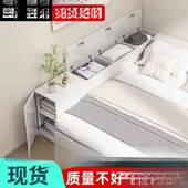 实木床头柜靠墙窄柜子床尾缝隙柜长条床边柜榻榻米夹缝储物柜置物