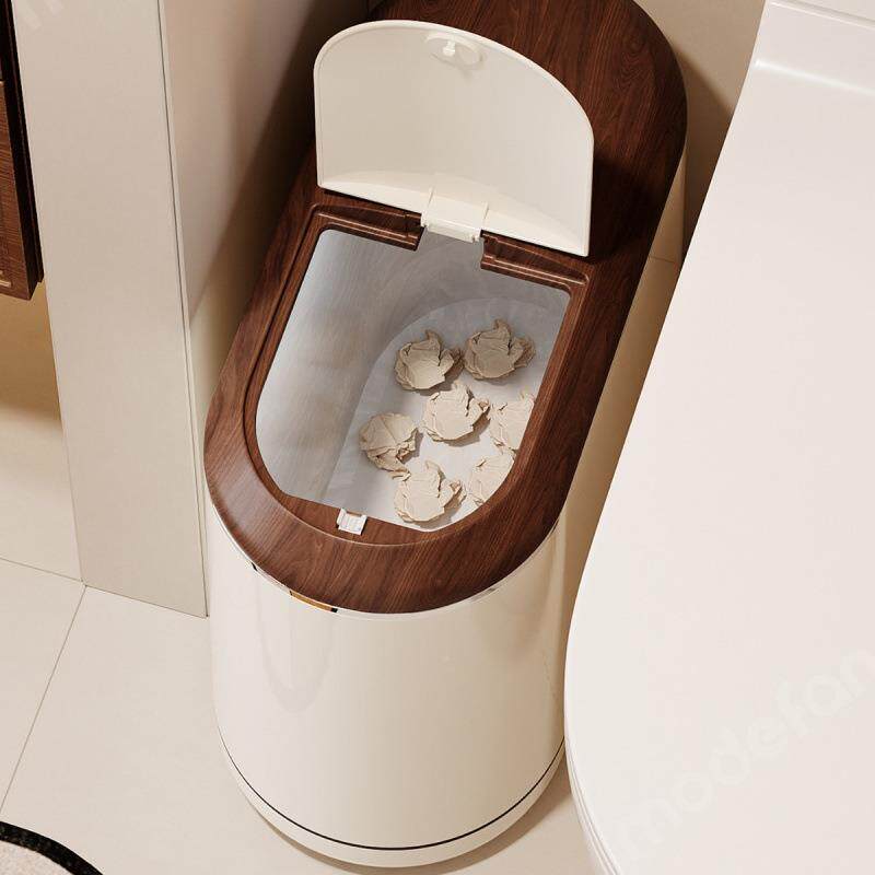 高颜卫生间夹窄缝垃圾桶中古风家用厅值厕所大号带容量带客YM-785