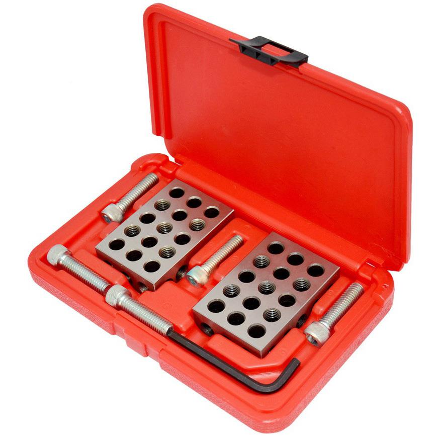 GUP2数控床公英制平行垫货铁机2孔1垫块厂家现带螺丝扳手垫块套装