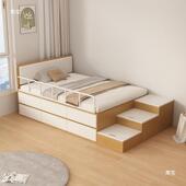 榻米榻床衣柜一体组合小型多能护栏单人床高箱储BED200 T物功儿童