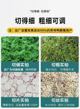 碎铡FVG草机粉碎鸡鸭草机碎菜机养殖切草机小型家用猪草蔬切机碎