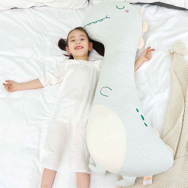 恐龙儿童抱枕纯棉孕妇睡觉专用长条枕夹腿侧睡枕头卧室床上靠枕