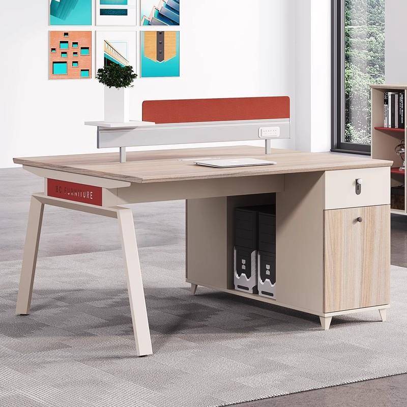 职员办公桌椅简约现代246人位人人HT办公室员工电桌屏风工位脑家