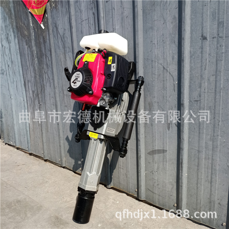 便携手提汽油打桩机钢筋木桩