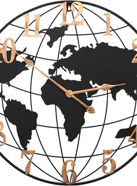 HRSK-001teu钟表音意时钟复古铁艺装静饰创欧式m挂钟