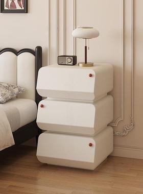 复古风网红柜高颜值轻奢实木沙发边柜柜收置纳LPY物子四斗卧室床