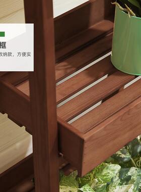 托架架物子置架花布置植萝物阳台画板多肉花落地装饰盆绿实木RTN