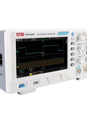 优面利德数字荧光示波器中/文板P双通道200Mhz1G示波器UO1202FNDS