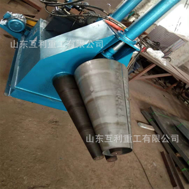 小型喇叭口圆锥卷筒滚圆机