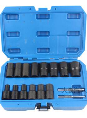 m8mm10mmm12mm4m27m2反牙套筒坏QKR螺帽破取出器坏螺母折除工具1/