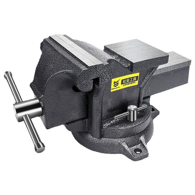 松亚台工作型台密平精口钳夹具小家用虎桌钳子工业级重型钳台AIE