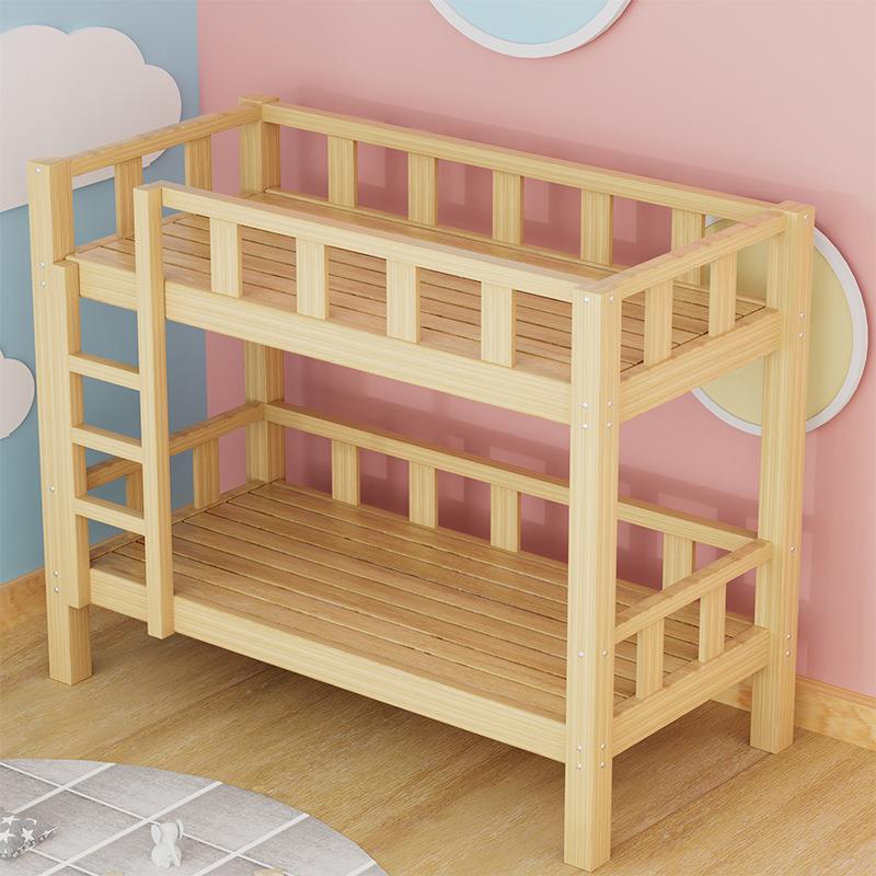 管上下床班幼儿园儿童托托上下床管班小学生午睡午休床实木双WJJ